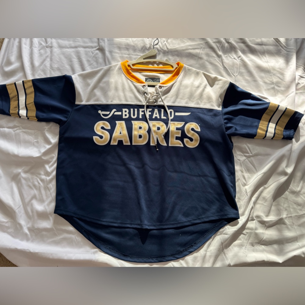 Buffalo Sabres Navy and Gold Jersey